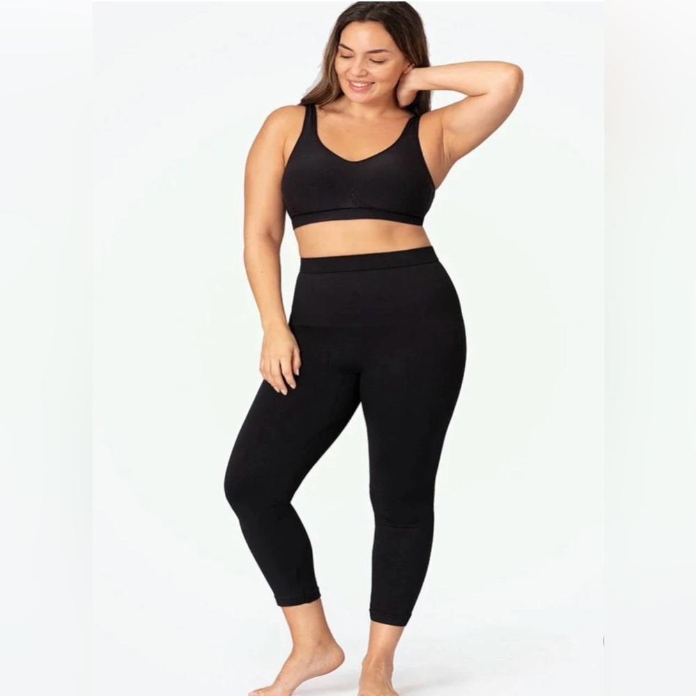 NWT Shapermint Women's Leggings Black High Waisted Size S/P